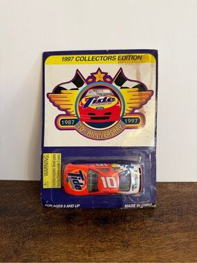 NASCAR DIECAST 1:64 10th Anniversary 1997 #10 RICKY RUDD TIDE PROMO CAR